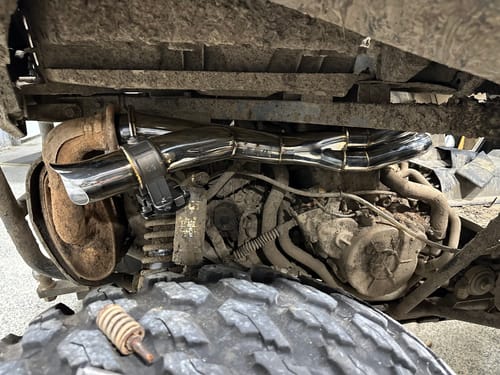 Customer photo review of RPM SxS Polaris General 1000 2.5" E-valve Captain's Choice Side Dump Exhaust