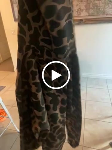 Customer video review of Custom Heavyweight Camo-Styled Hoodie - IND4000