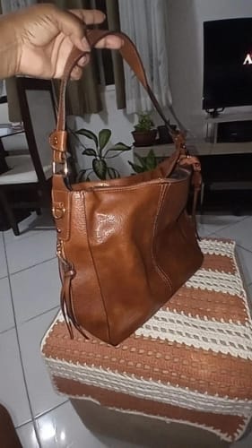 Customer photo review of Hobo Leather Anti-Theft Handbag (special free gift)