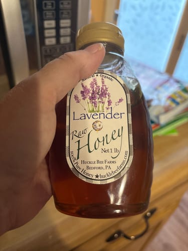 Customer photo review of Lavender Infused Honey