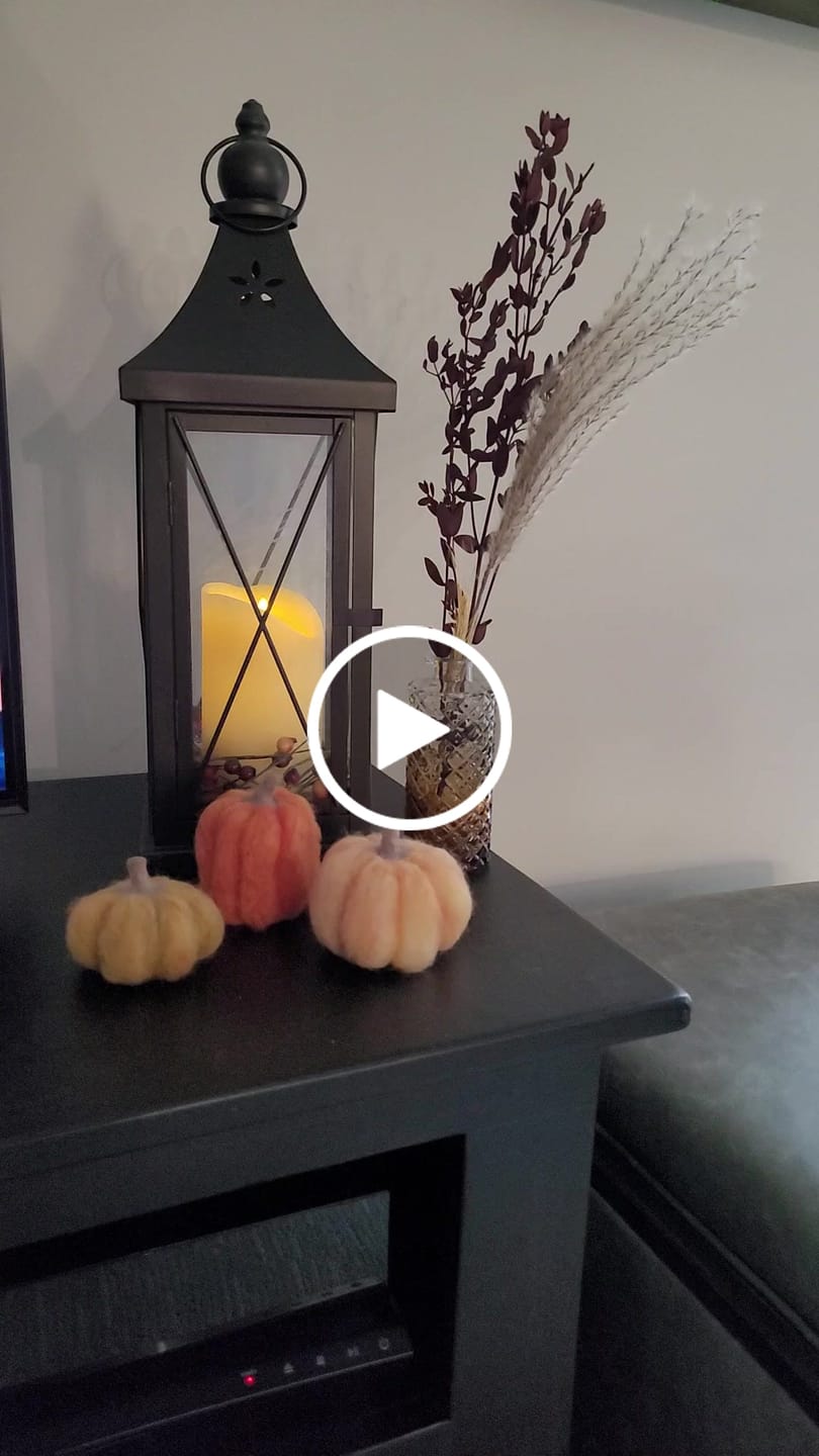 Customer video review of Pumpkin Trio Mini Needle Felting Kit