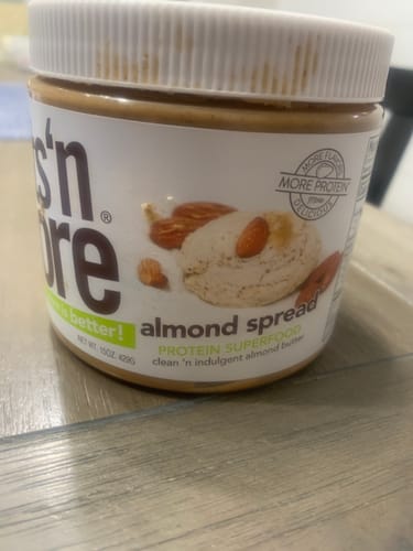 Customer photo review of Almond Butter High Protein Spread