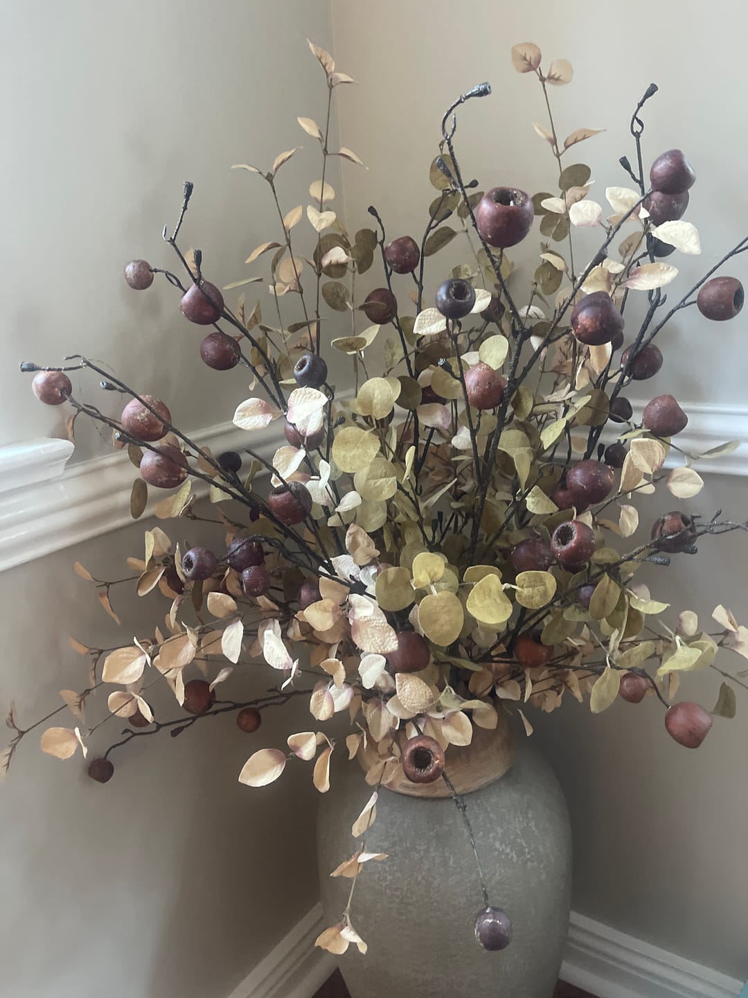Customer photo review of Beige Eucalyptus Stem