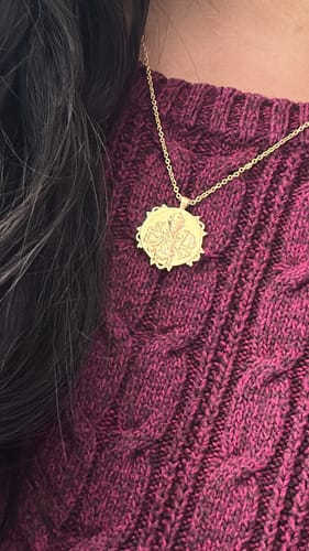 Customer photo review of Goddess Kali Necklace