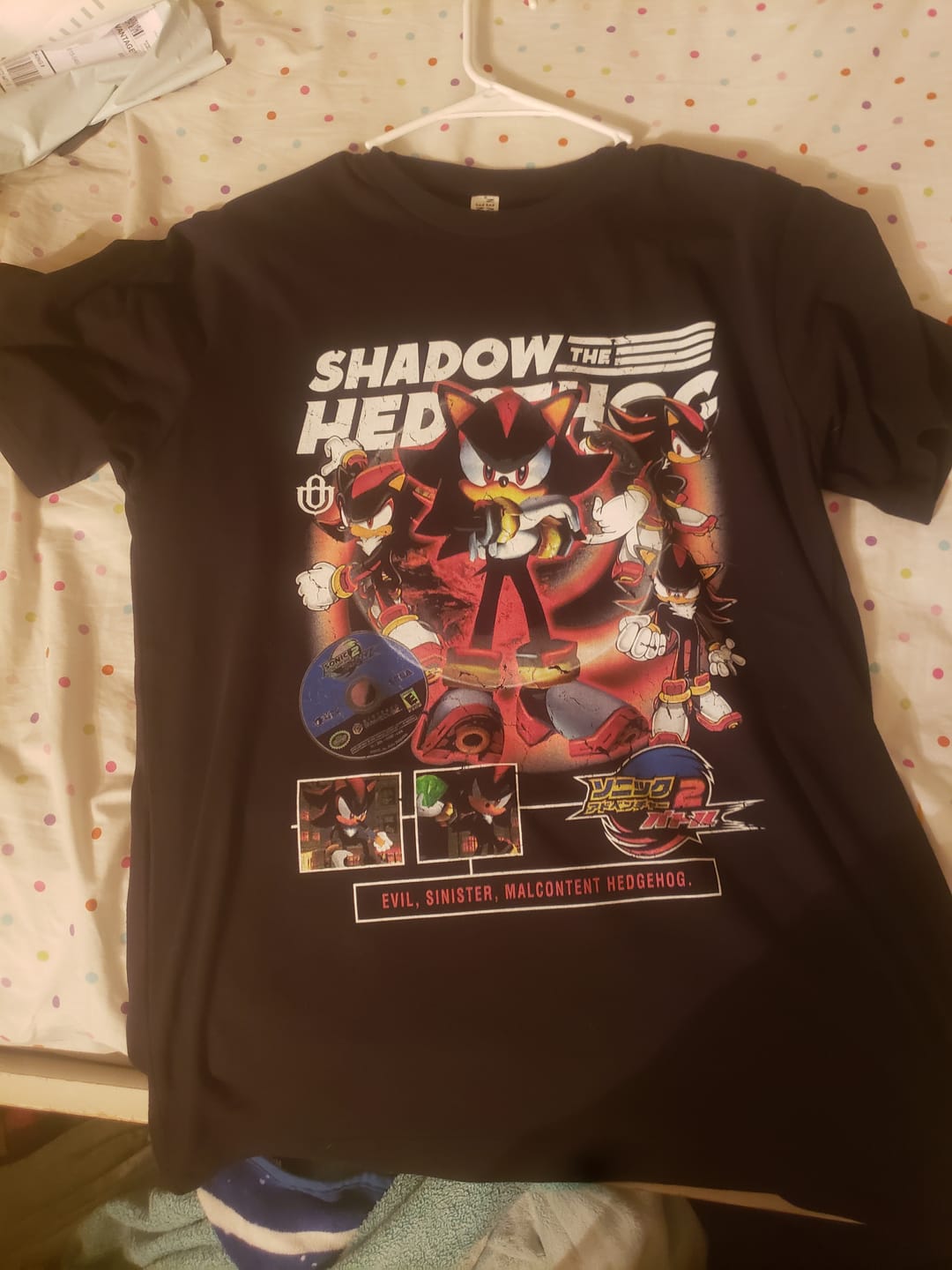 Customer photo review of Video Games 'SA2B Shadow' Heavyweight T-Shirt