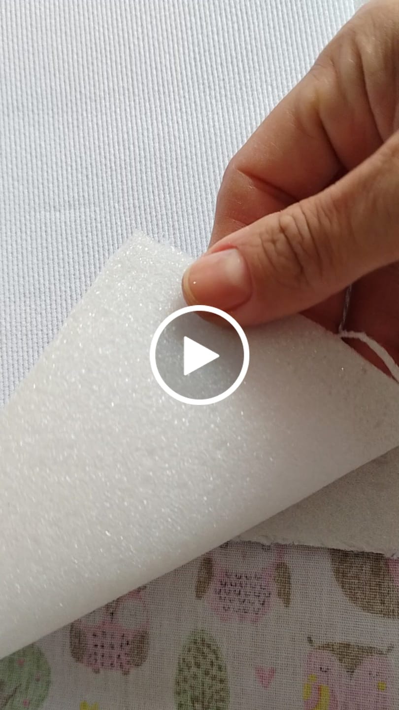 Customer video review of ESPUMA DUBLADA COM JERSEY BRANCO
