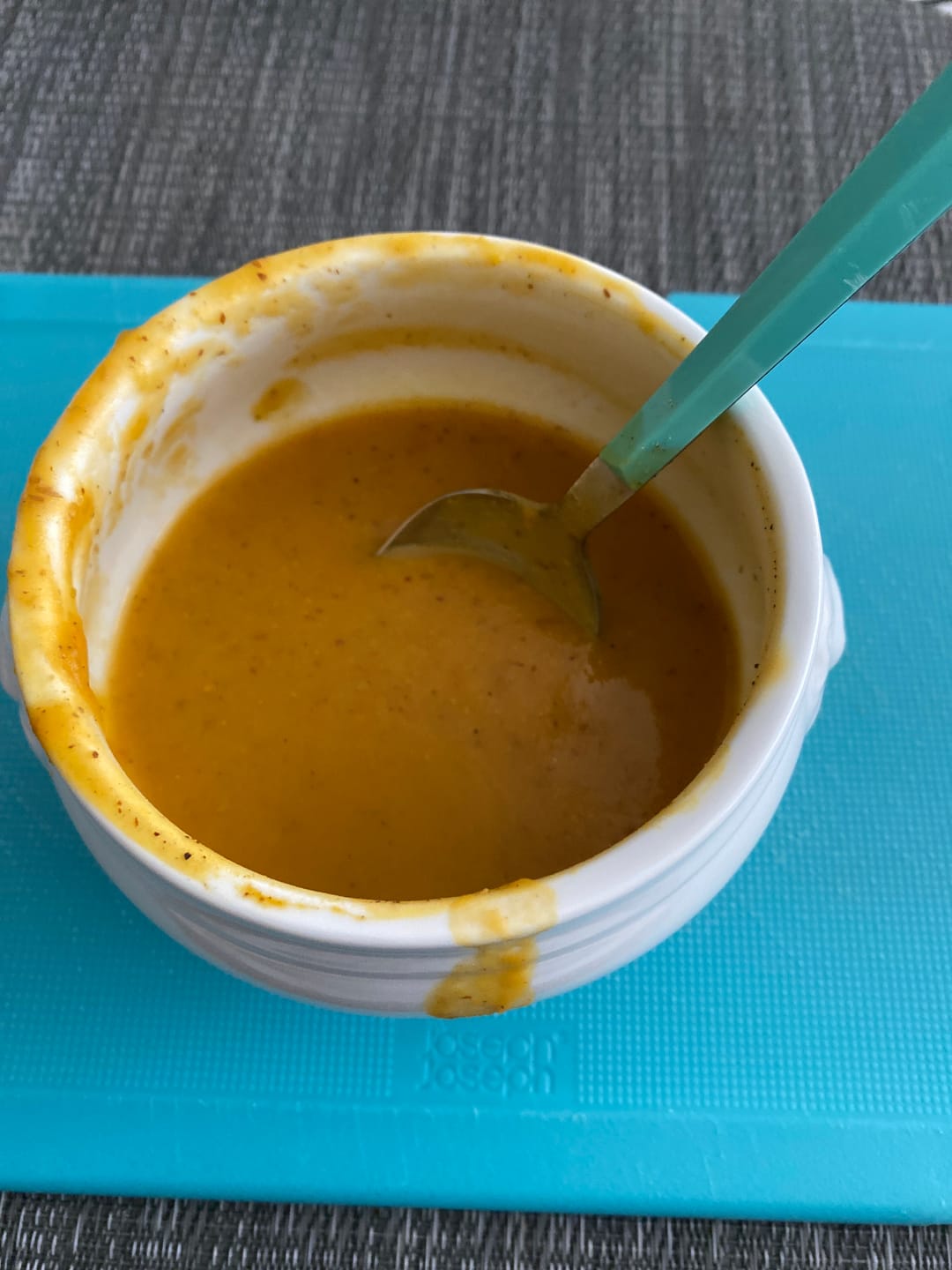 Customer photo review of Butternut Squash Pear Soup