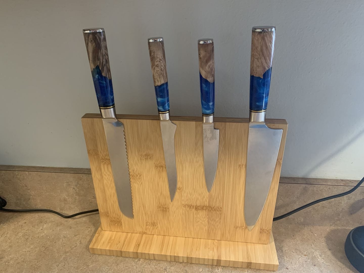 Customer photo review of Aotsuki (青月) - Japanese Damascus Steel Chef’s Knife