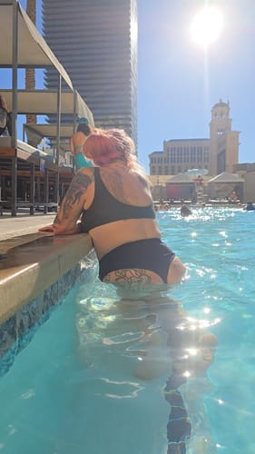 Customer photo review of ‘Less Cheeky’ High Rise Bottoms