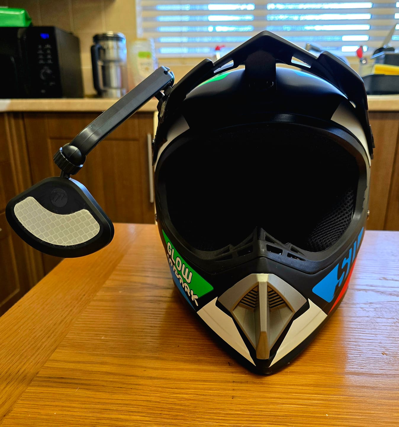 Customer photo review of Helmet Mirror