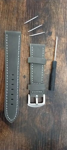 Customer photo review of Samsung Galaxy Watch Leather Strap - Premium Classic Design