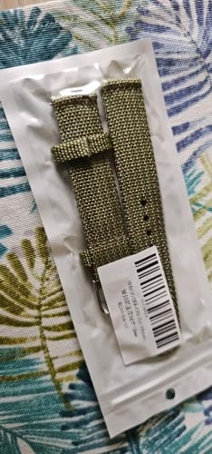 Customer photo review of Samsung Galaxy Watch Nylon Strap - Durable & Versatile Band
