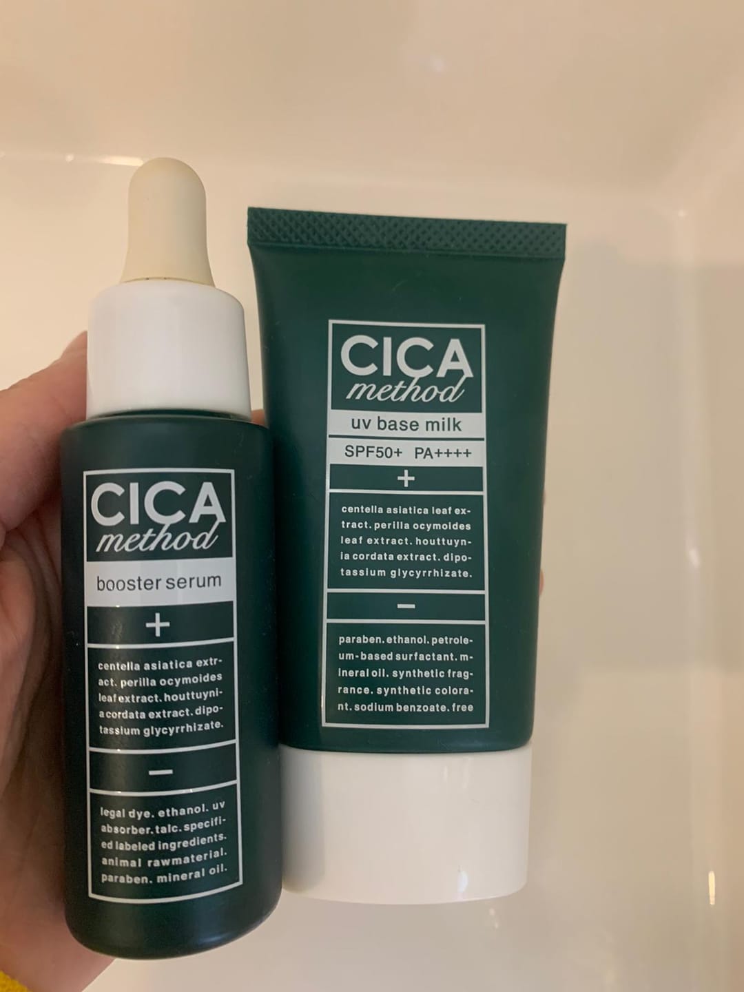 Customer photo review of Cica Method Booster Serum
