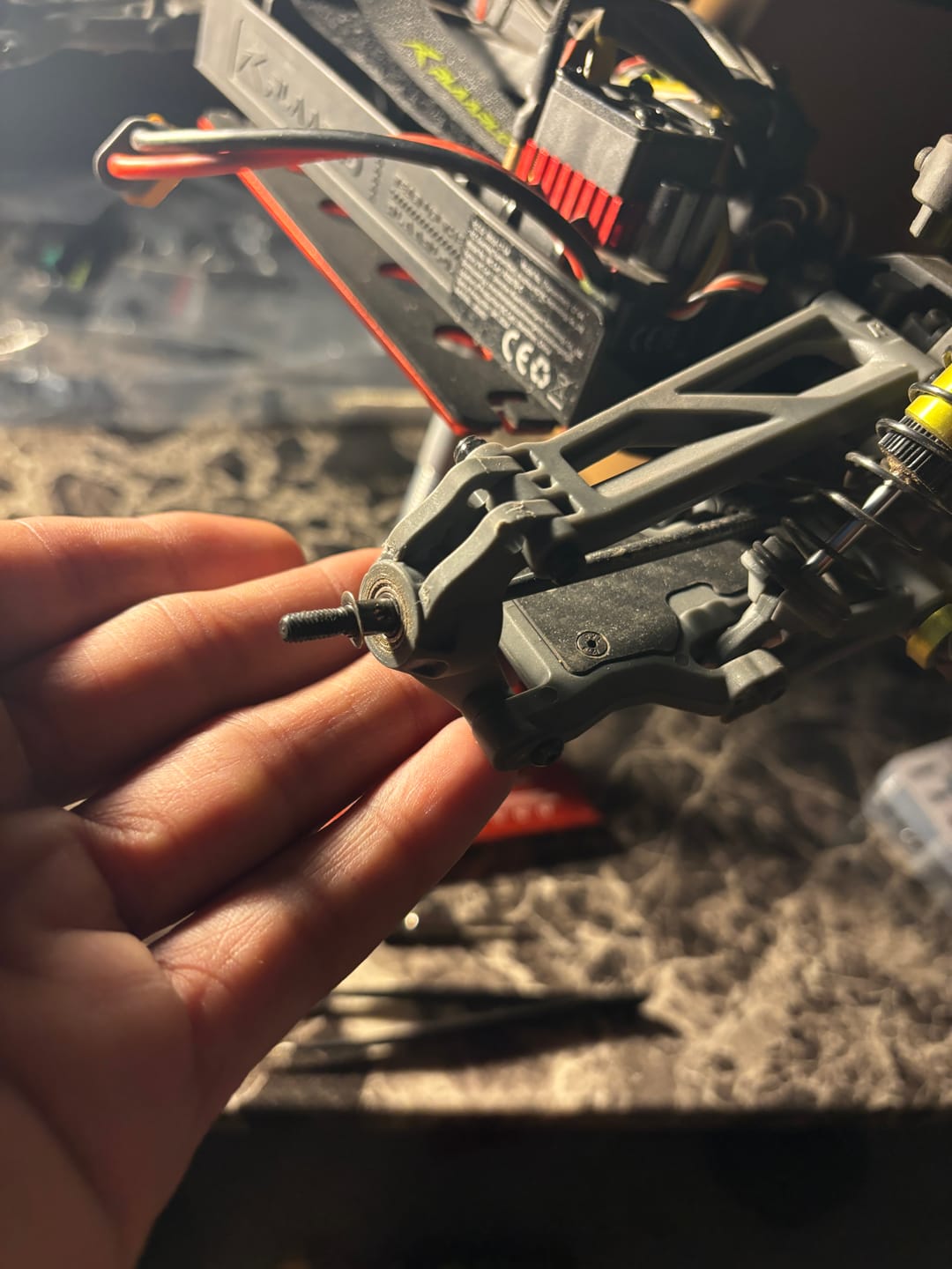 Customer photo review of Aluminum Rear Steering Hub For RZ001