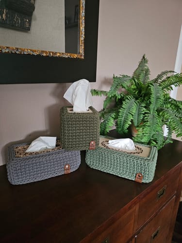 Customer photo review of Kunstleder-Labels mit Chicago Screws - Personalisierte Labels