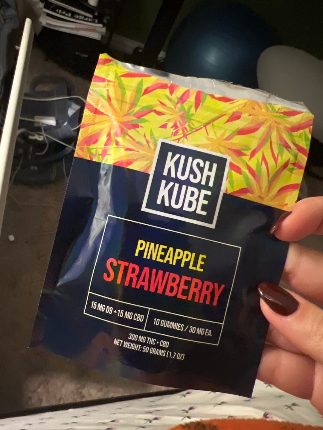Customer photo review of Pineapple Strawberry - 10 Gummy Pack
