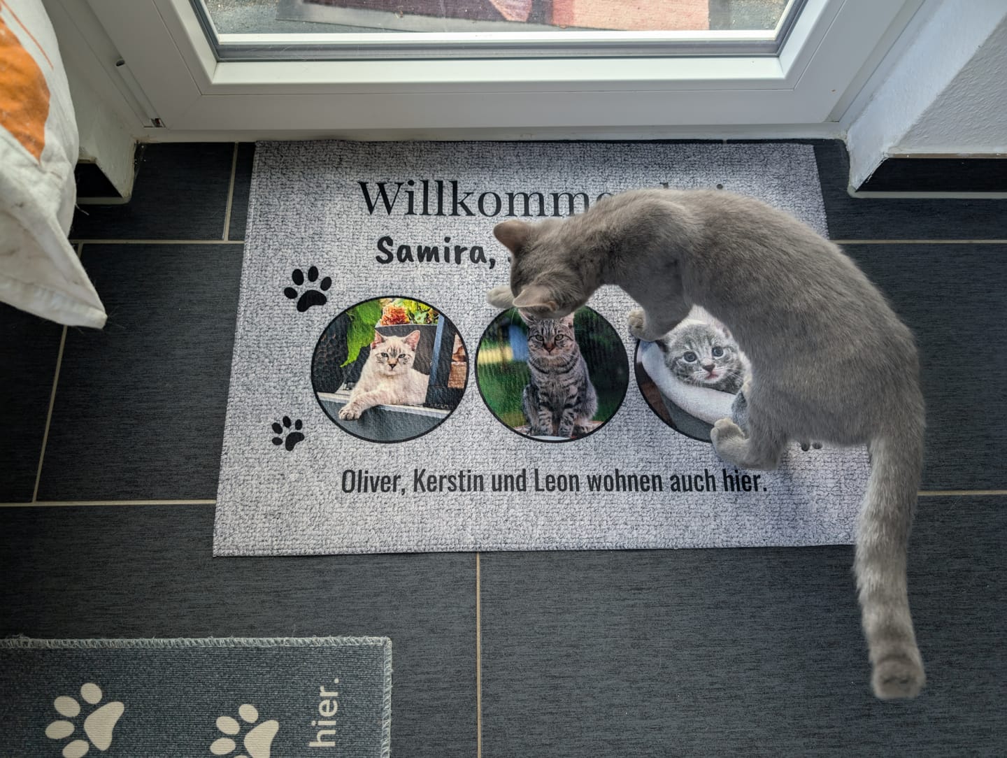 Customer photo review of Eigenes Foto - Individuelle Fußmatte