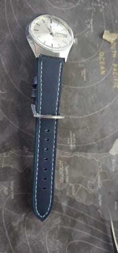 Customer photo review of Suunto Leather Band - Classic, Durable, Stylish Design
