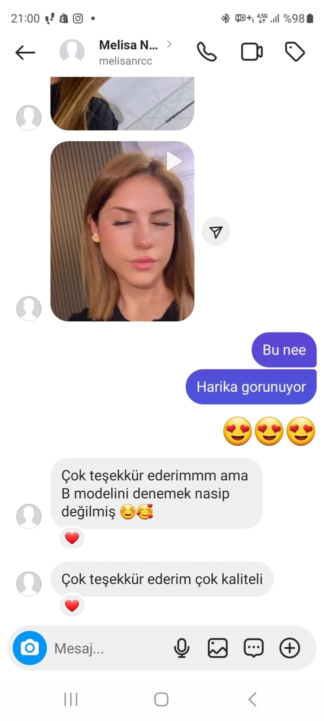 Customer photo review of Magic Eyes™ Sihirli Kirpikler