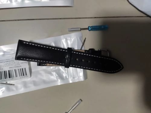 Customer photo review of Suunto Leather Band - Water-Resistant Classic Design