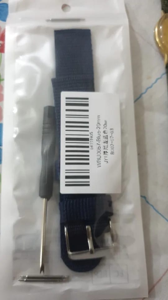 Customer photo review of Ticwatch Nylon and Leather Band Eco-Friendly Stylish Design