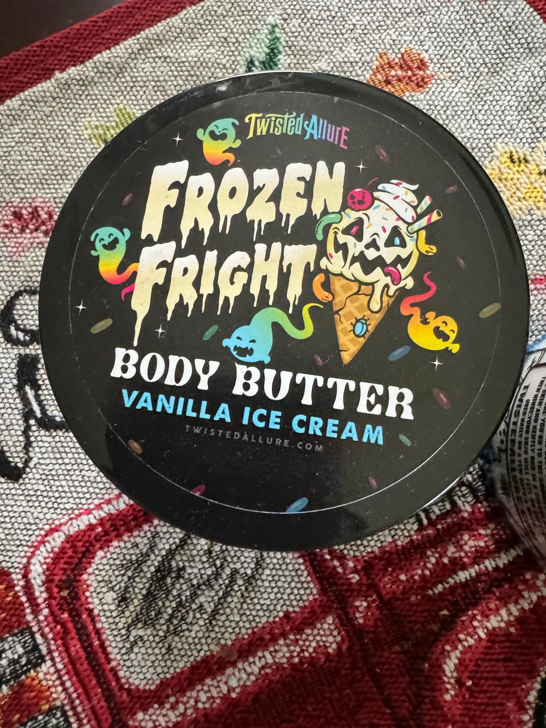 Customer photo review of Frozen Fright Body Butter