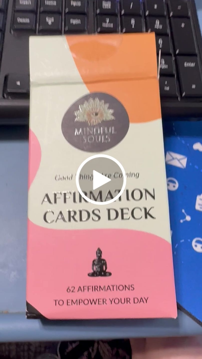 Customer video review of Affirmation Cards Deck