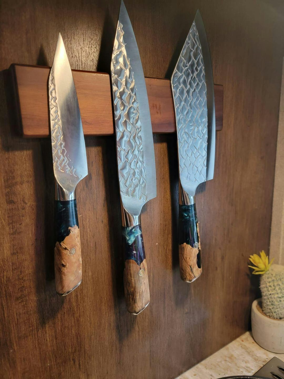 Customer photo review of Aotsuki (青月) Sets - Japanese Damascus Steel Chef’s Knives