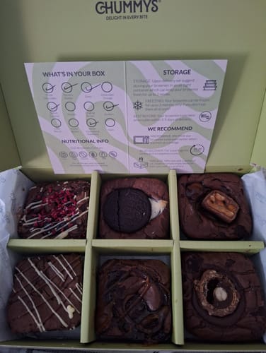 Customer photo review of Mixed Box of Postal Brownies Delivered To Your Door