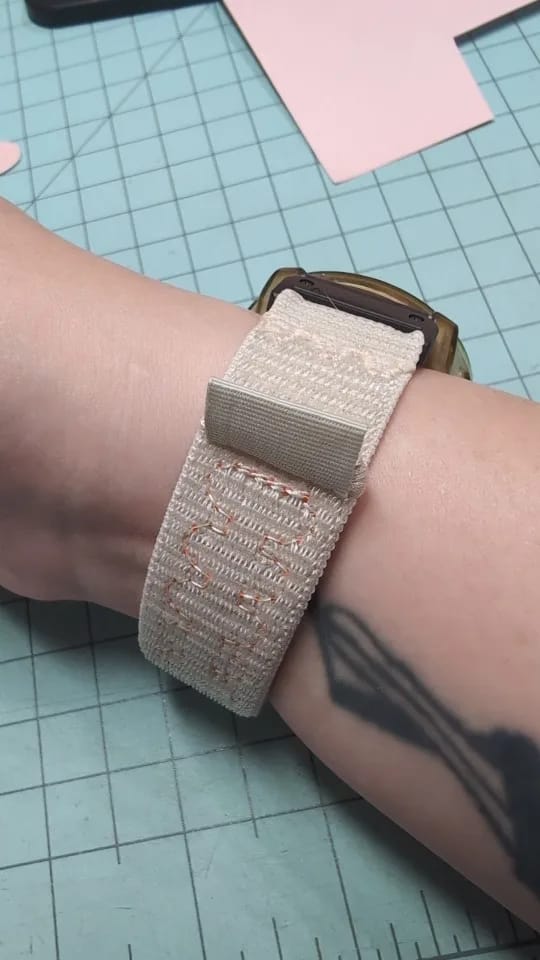 Customer photo review of Garmin Nylon Velcro Strap - QuickFit Breathable Design