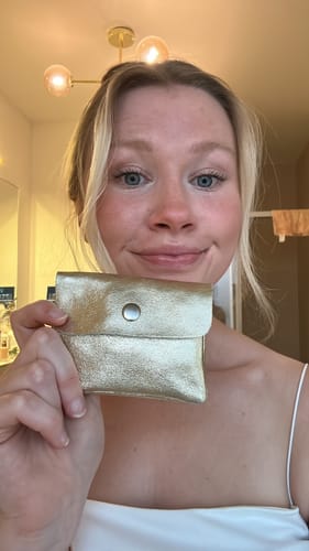 Customer photo review of Portemonnaie - Gold