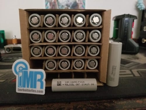Customer photo review of Molicel P26A 18650 2600mAh 35A Battery