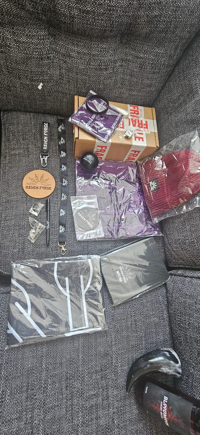 Customer photo review of Raven Forge Merch Bag