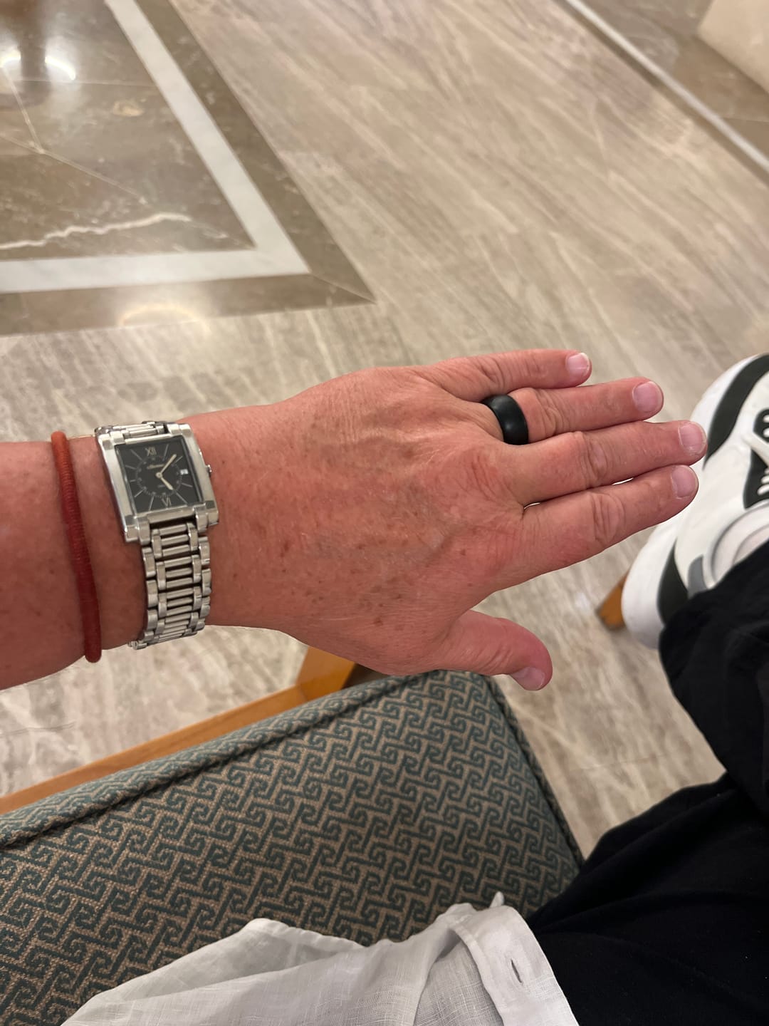 Customer photo review of botthms Black Active Silicone Ring