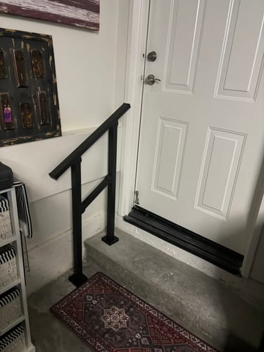 Customer photo review of Stair Handrail Kit