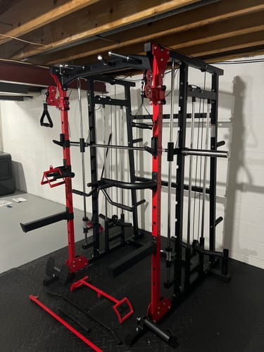 Customer photo review of Major Fitness SML07 All-In-One Home Gym Smith Machine