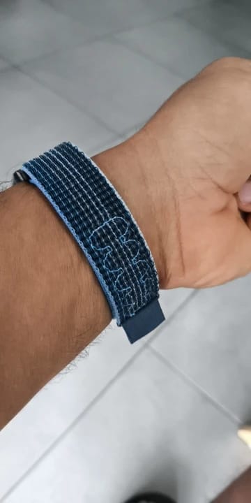 Customer photo review of Garmin Nylon Velcro Strap - QuickFit Breathable Design