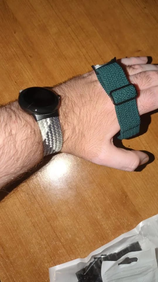 Customer photo review of Google Pixel Nylon Strap - Stylish, Durable, Versatile Band