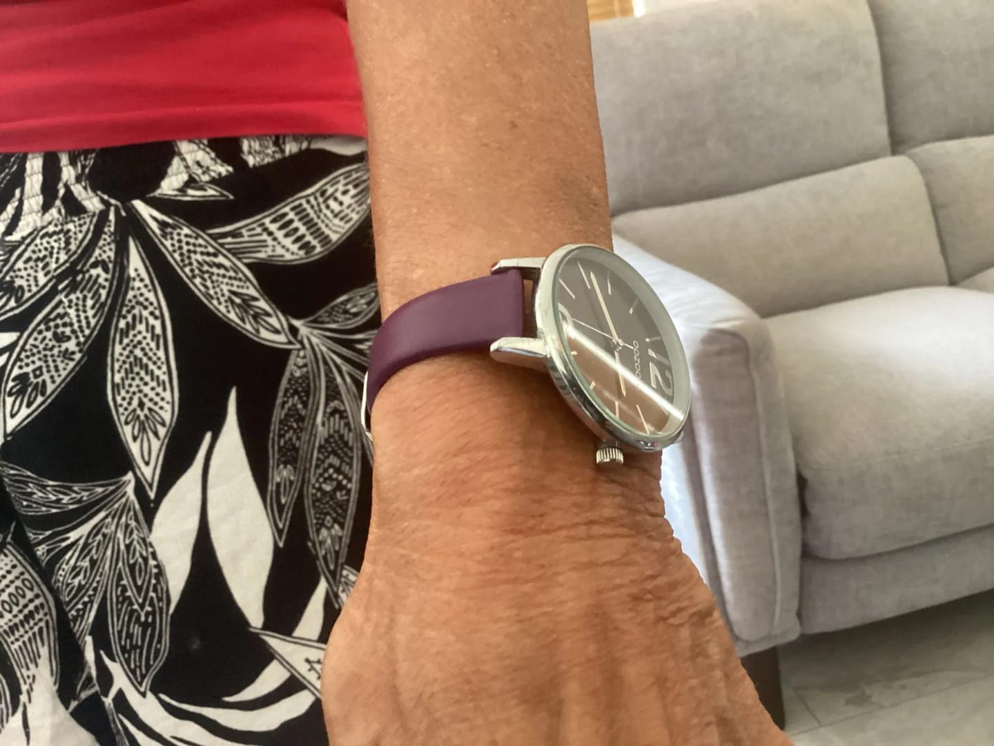 Customer photo review of Samsung Galaxy Leather Strap - Premium Comfortable Design
