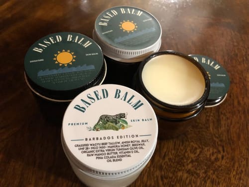 Customer photo review of NEW Based Balm Barbados Edition