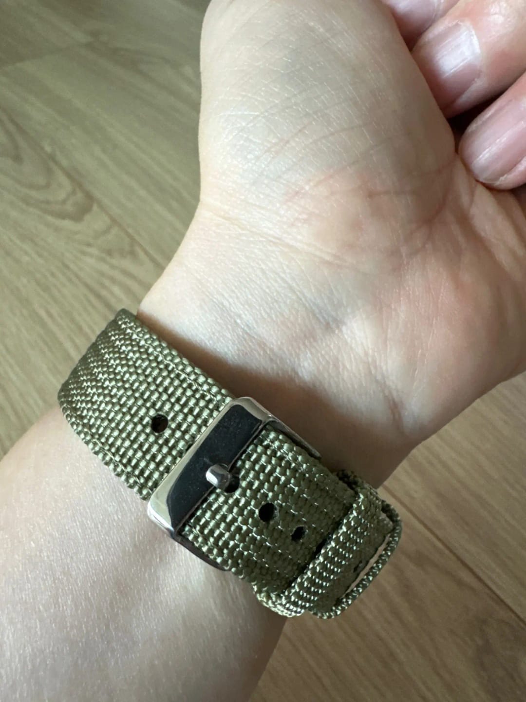 Customer photo review of Suunto Nylon Band - Versatile, and Tough Replacement Strap