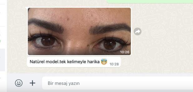 Customer photo review of Magic Eyes™ Sihirli Kirpikler