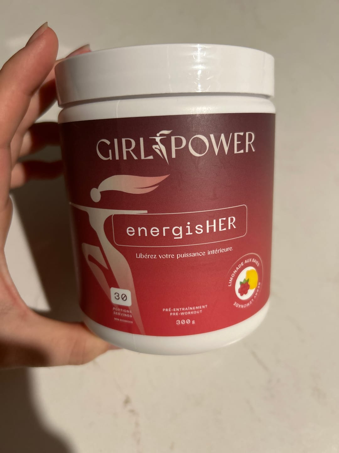 Customer photo review of Girl Power - EnergisHER 300g