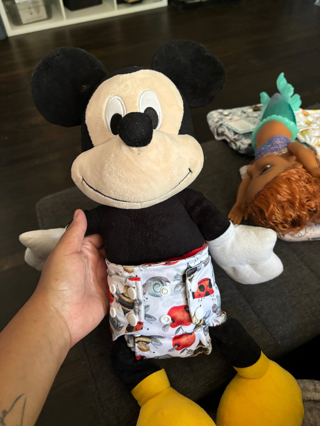 Customer photo review of Tiny Tushies Newborn AIO Cloth Diaper