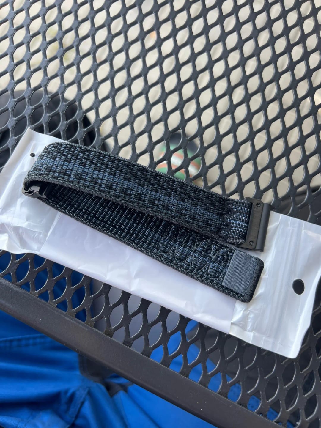Customer photo review of Garmin Nylon Velcro Strap - QuickFit Breathable Design