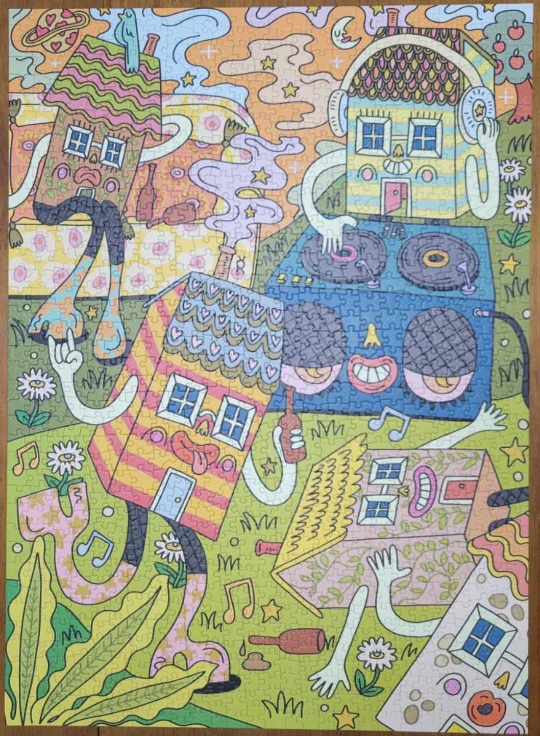 Customer photo review of House Party | 1000 Piece Puzzle