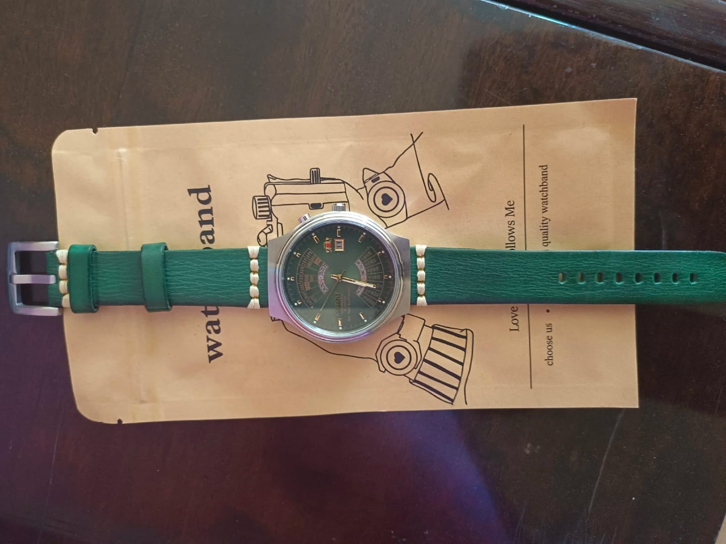 Customer photo review of Ticwatch Leather Band - Premium, Elegant, Classic Design