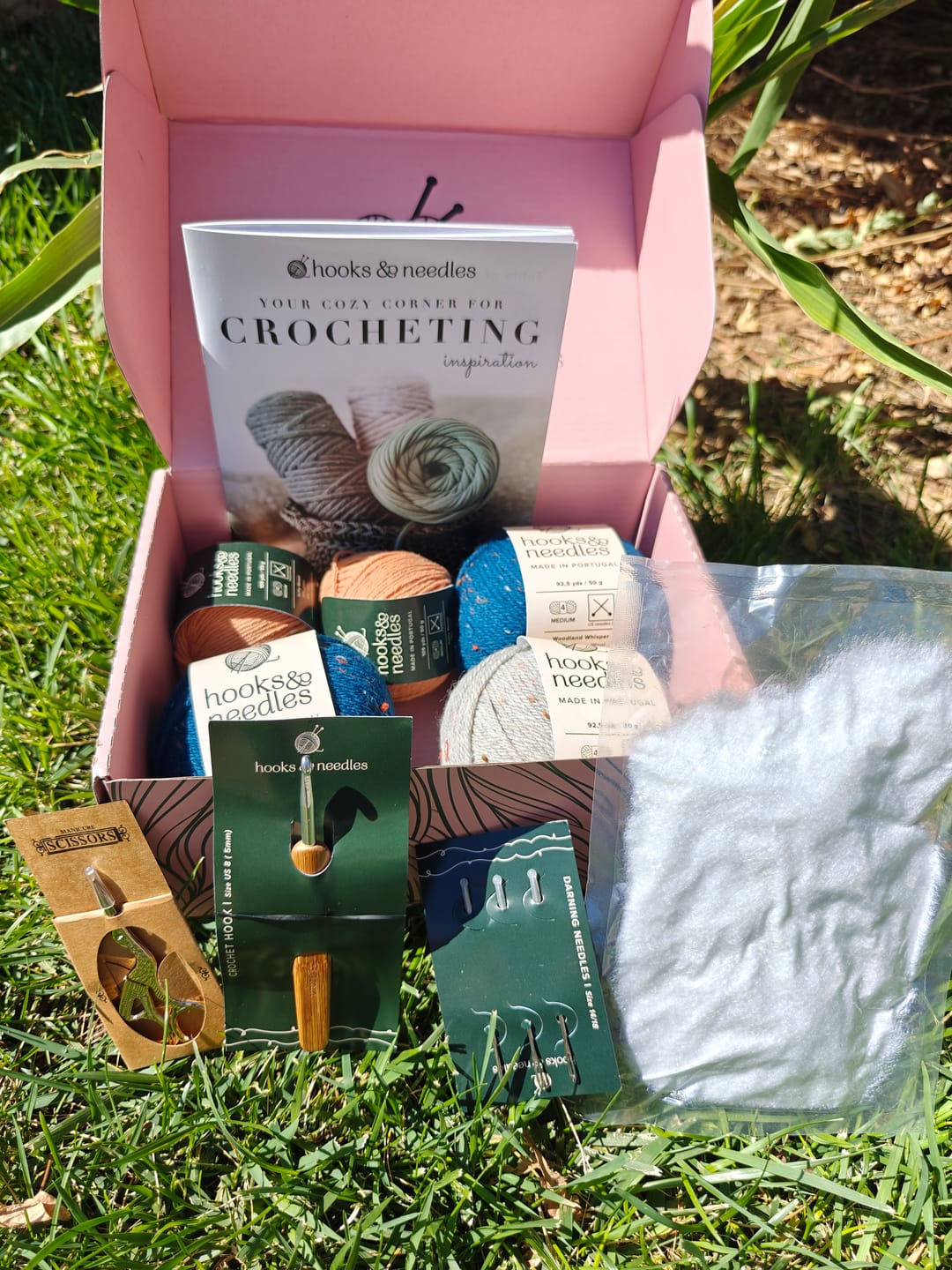Customer photo review of Extra 2 Mystery Balls of Yarn