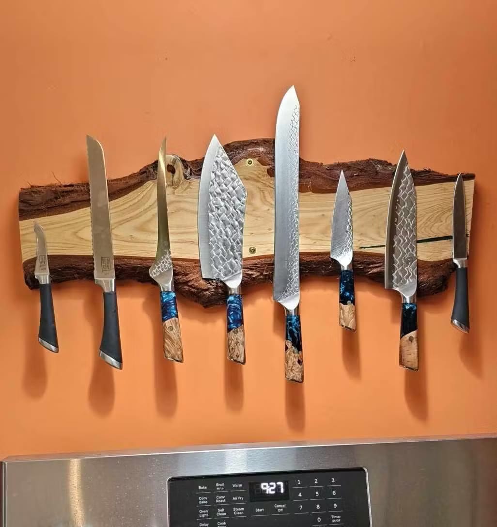 Customer photo review of Aotsuki (青月) - Japanese Damascus Steel Chef’s Knife