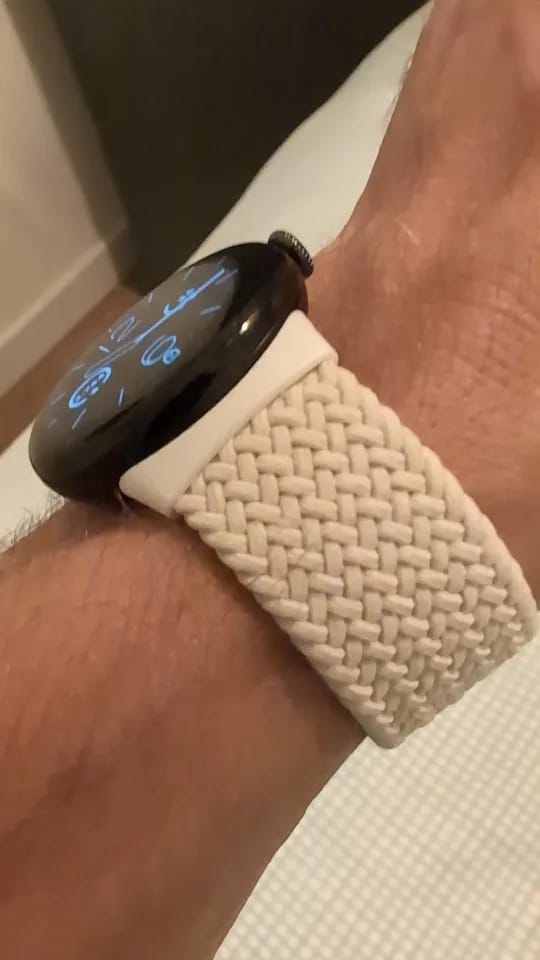 Customer photo review of Google Pixel Nylon Strap - Stylish, Durable, Versatile Band